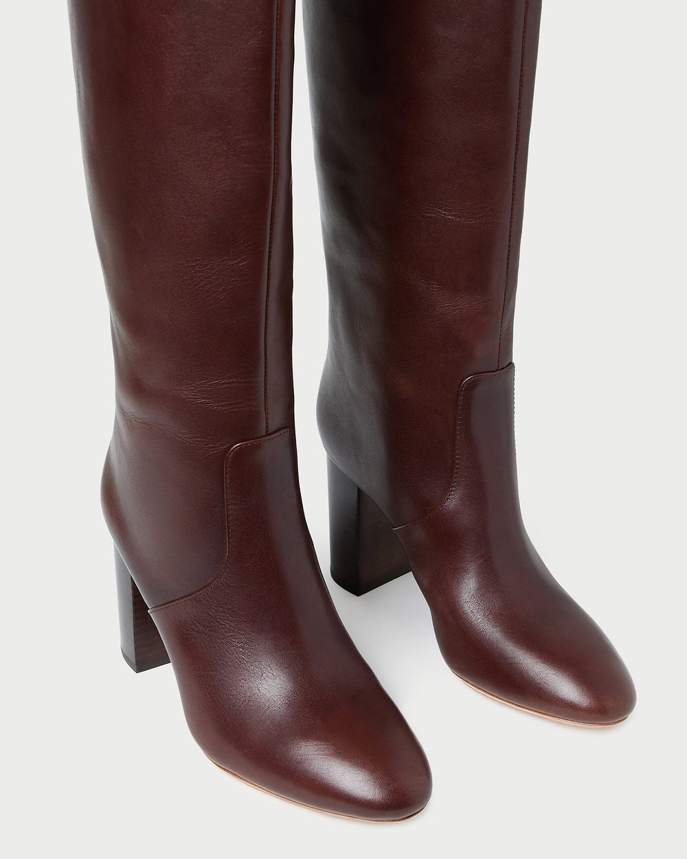 Loeffler Randall Women | Goldy Espresso Leather Tall Boot