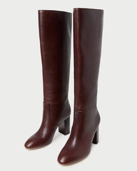 Loeffler Randall Women | Goldy Espresso Leather Tall Boot