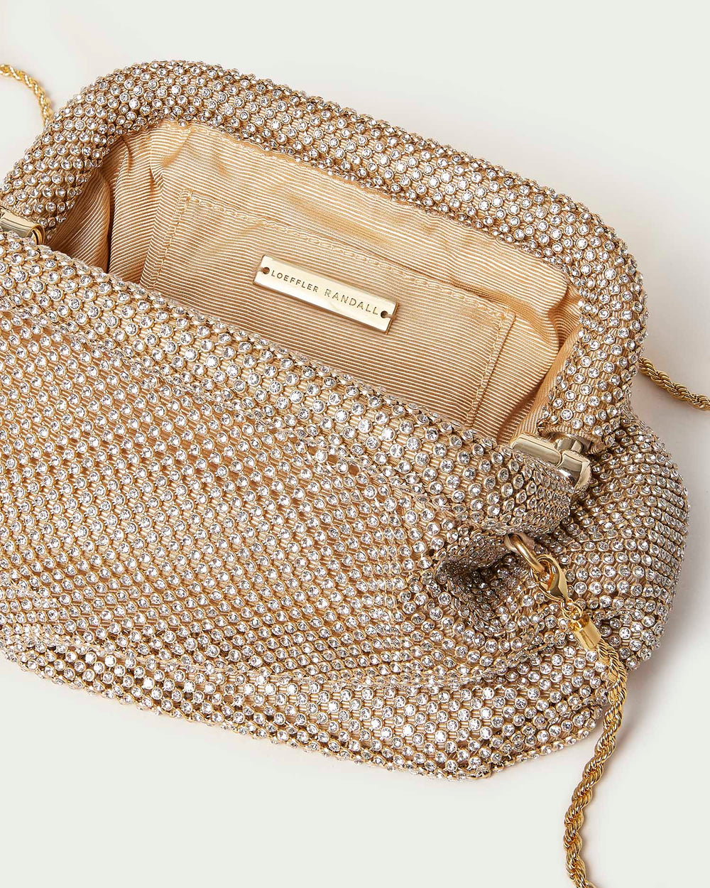Doreen Gold Diamanté Frame Pouch | Loeffler Randall Women