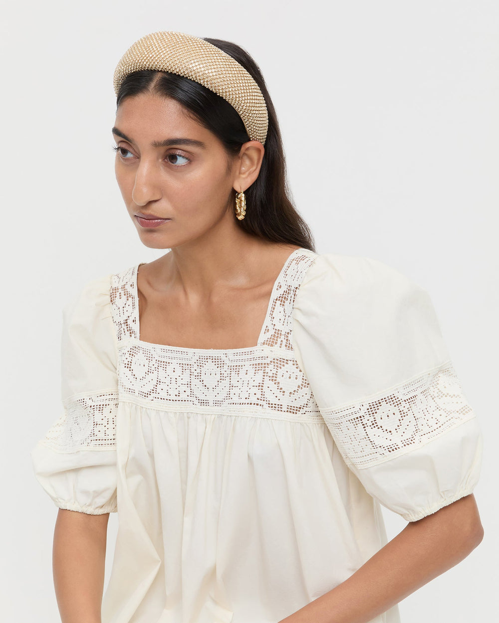 Loeffler Randall Women | Bellamy Gold Diamanté Headband