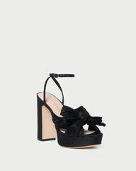 Loeffler Randall Women | Natalia Black Platform Bow Heel