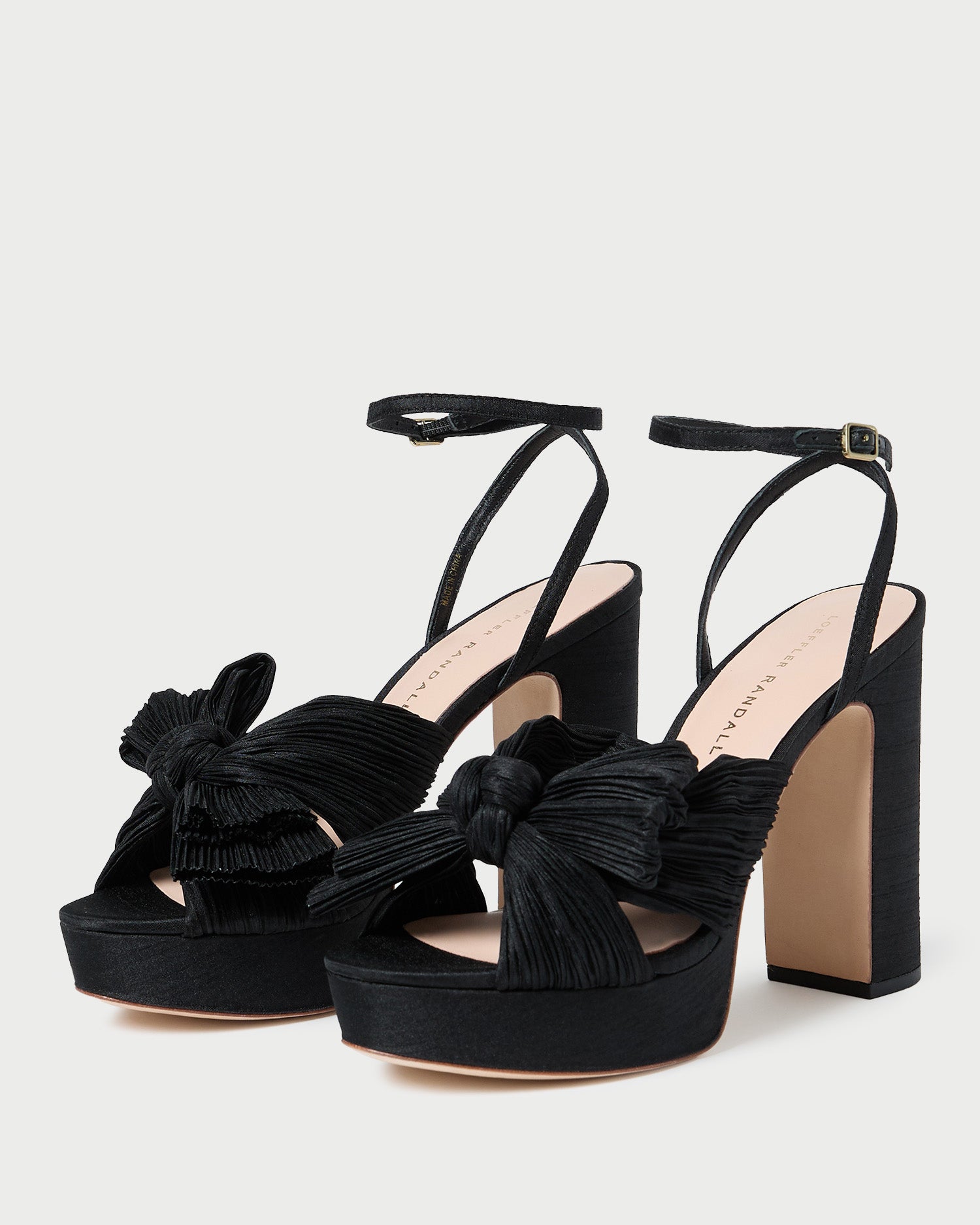 Loeffler Randall Women | Natalia Black Platform Bow Heel