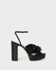 Loeffler Randall Women | Natalia Black Platform Bow Heel