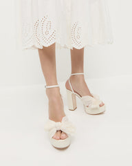 Natalia Pearl Platform Bow Heel | Women Loeffler Randall