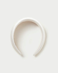 Bellamy Cream Satin Headband | Women Loeffler Randall