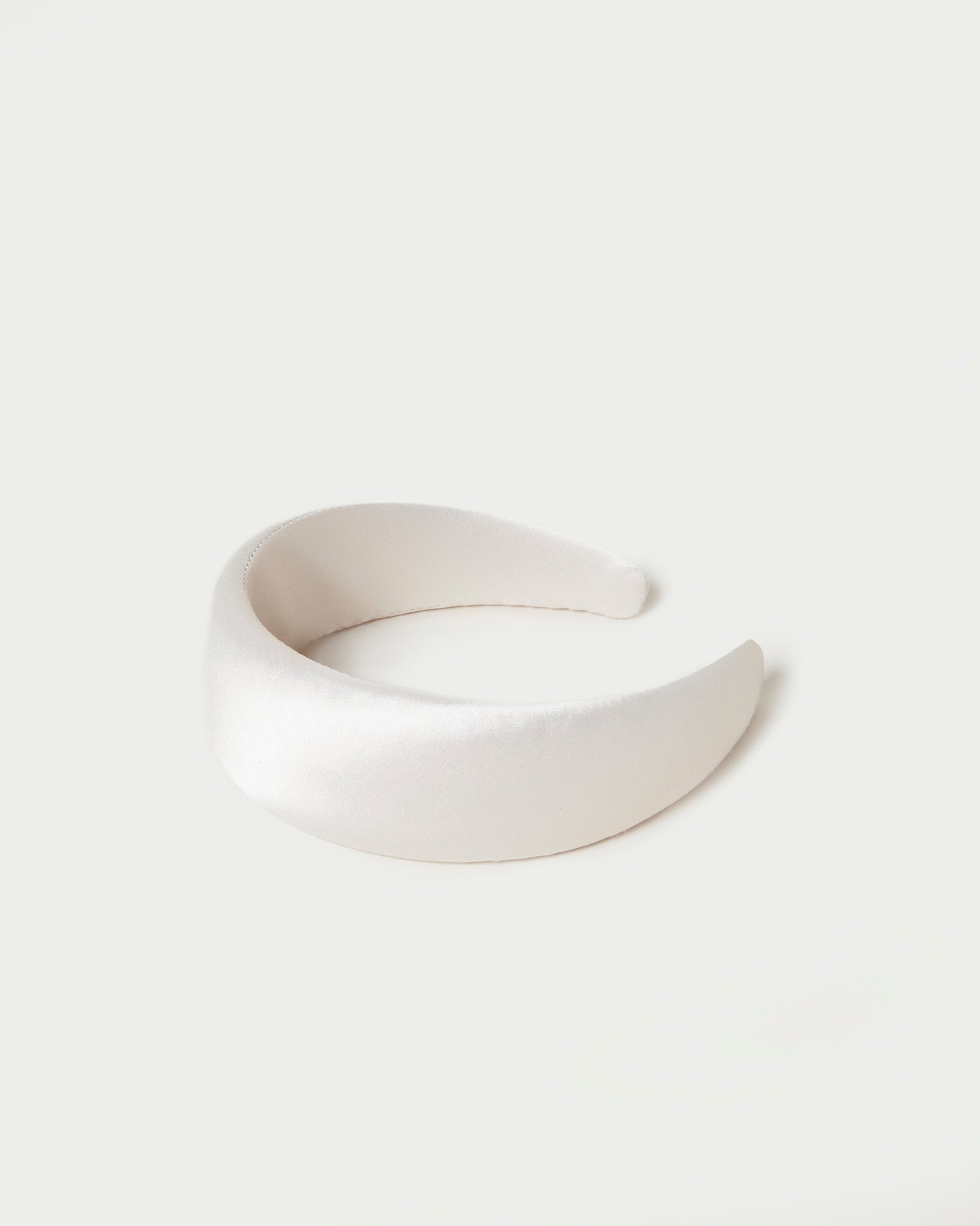 Bellamy Cream Satin Headband | Women Loeffler Randall