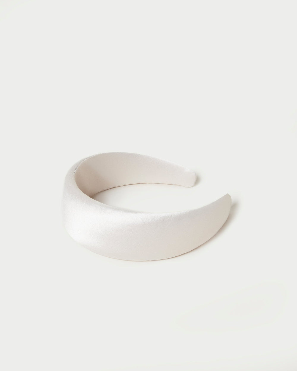 Bellamy Cream Satin Headband | Women Loeffler Randall