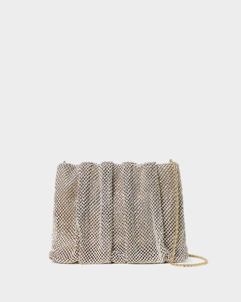 Ember Gold Diamante Gathered Clutch | Women Loeffler Randall