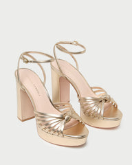 Rivka Champagne Knot Platform Sandal | Loeffler Randall Women
