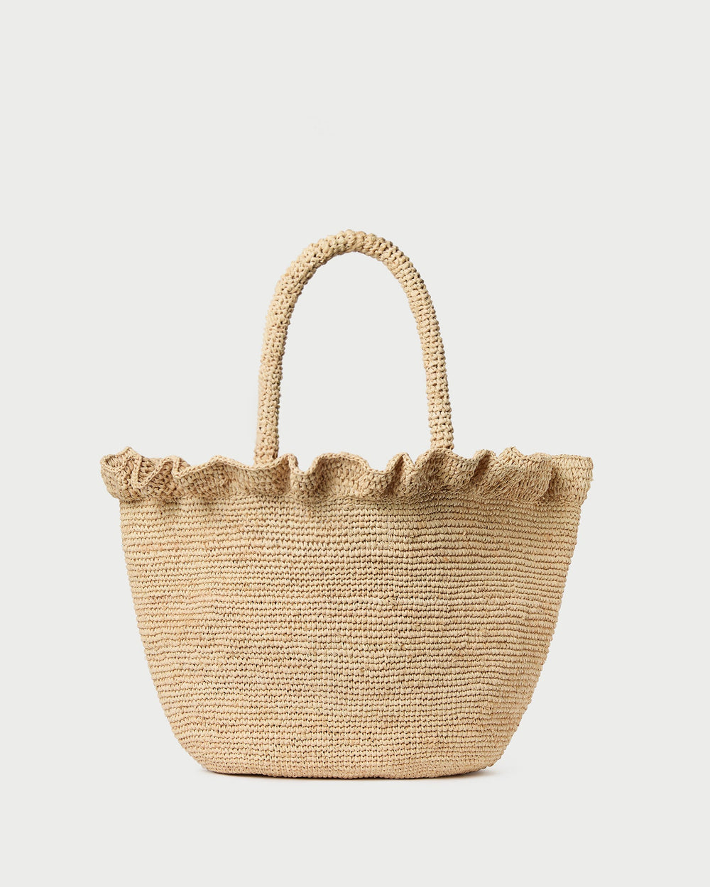 Loeffler Randall Women | Cyrus Natural Ruffled Woven Tote