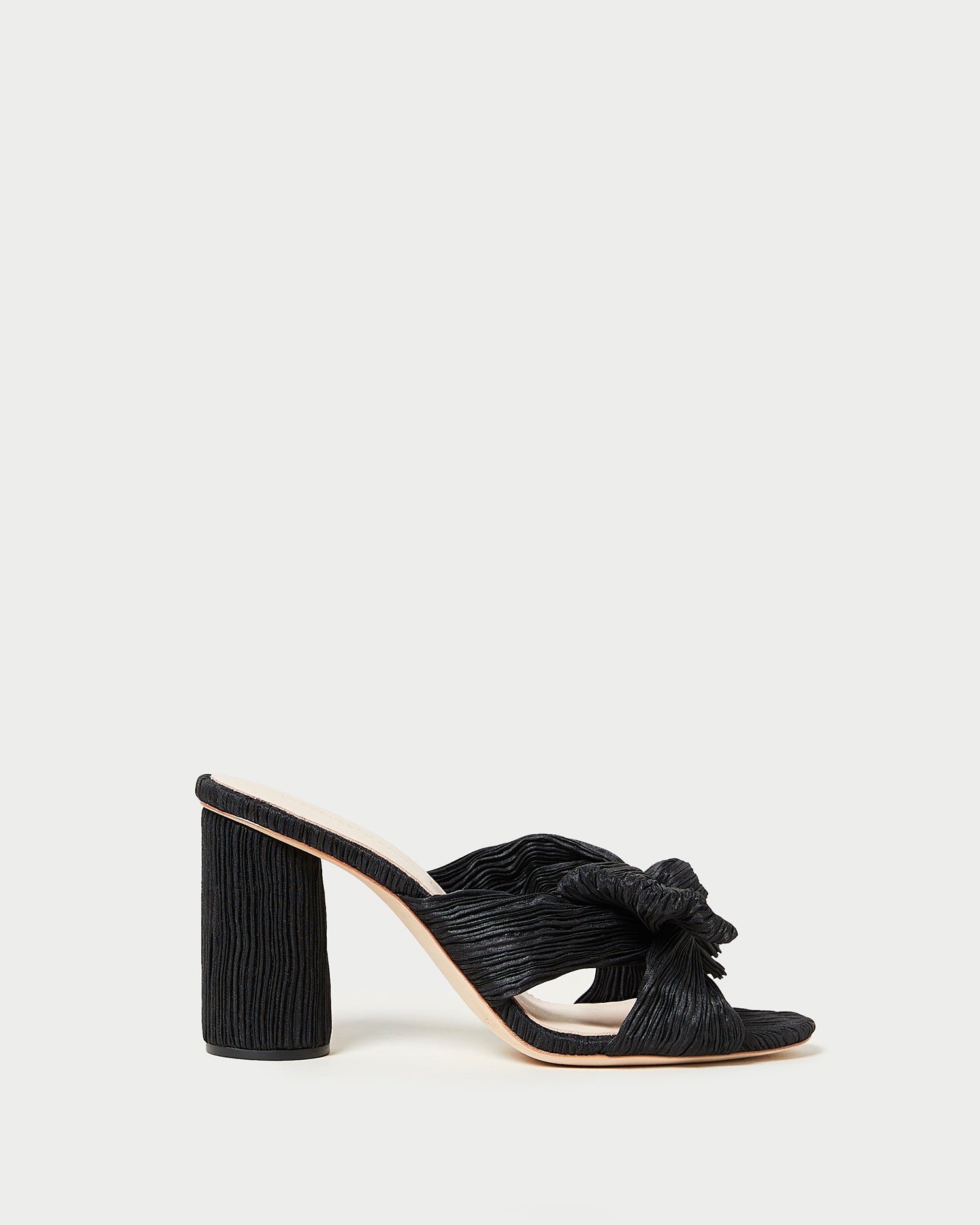 Loeffler Randall Women | Penny Black Pleated Bow Heel