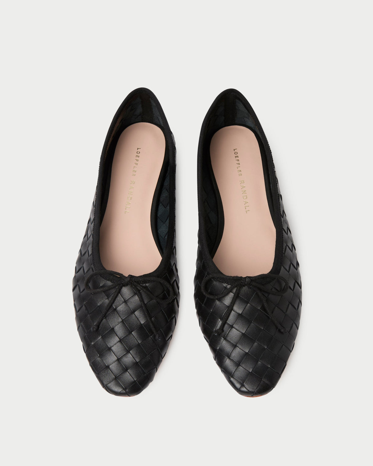 Loeffler Randall Women | Landry Black Woven Ballet Flat