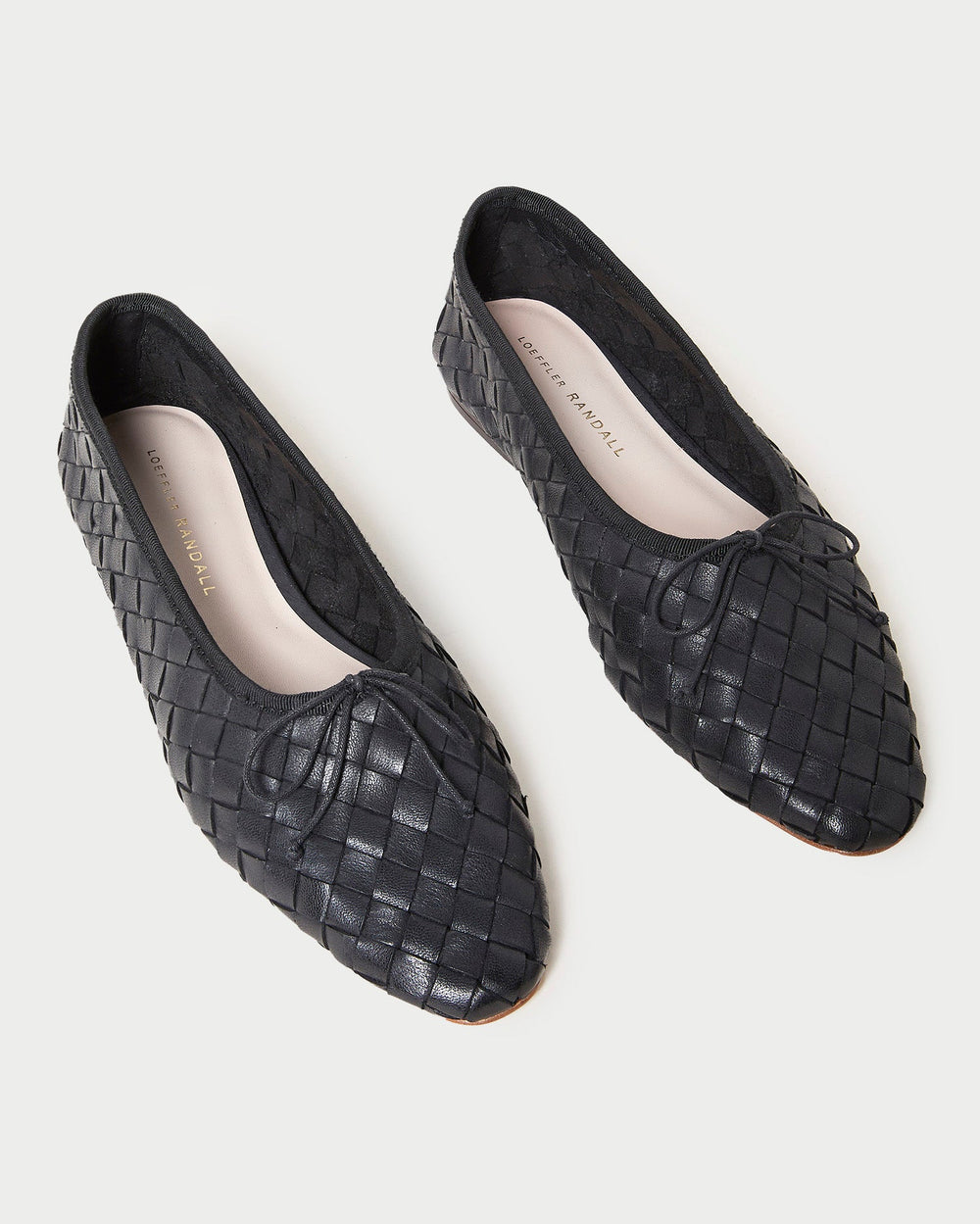 Loeffler Randall Women | Landry Black Woven Ballet Flat