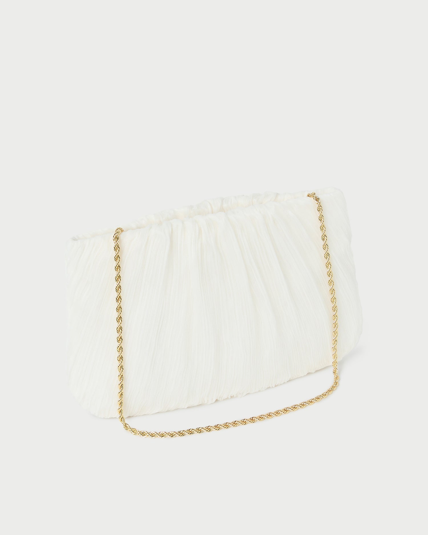 Loeffler Randall Women | Brit Pearl Flat Pleated Clutch