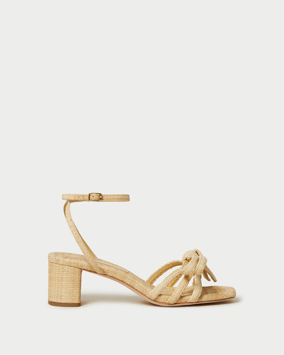 Mikel Natural Bow Mid-Heel Sandal | Women Loeffler Randall