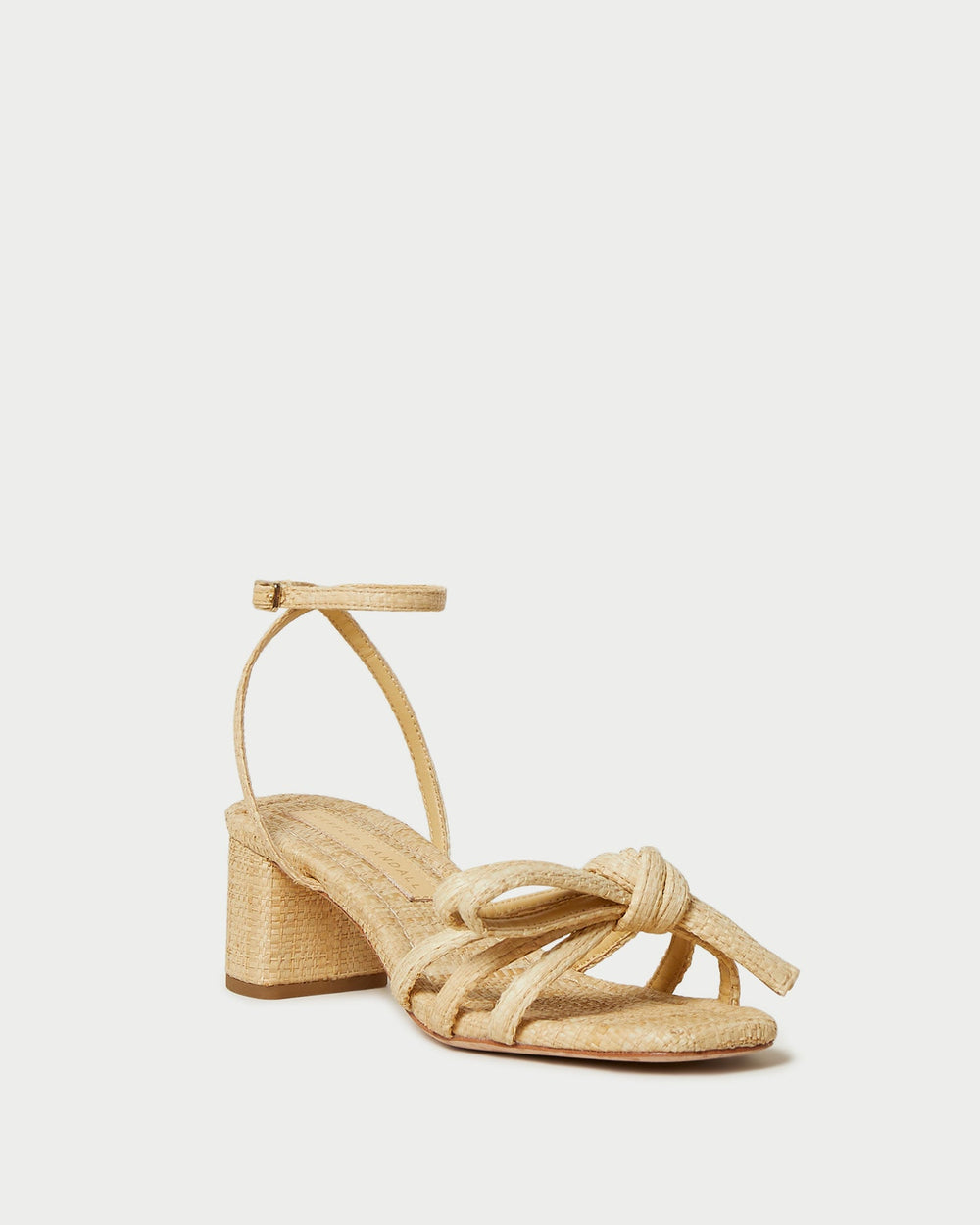 Mikel Natural Bow Mid-Heel Sandal | Women Loeffler Randall