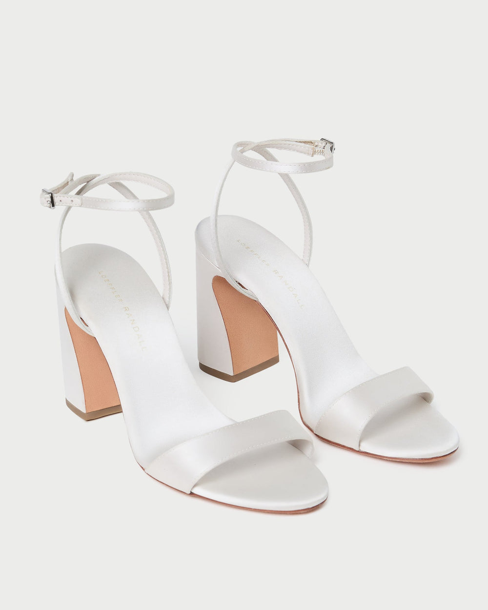 Malia Cream Curved-Heel Sandal | Women Loeffler Randall