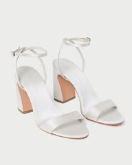 Malia Cream Curved-Heel Sandal | Women Loeffler Randall