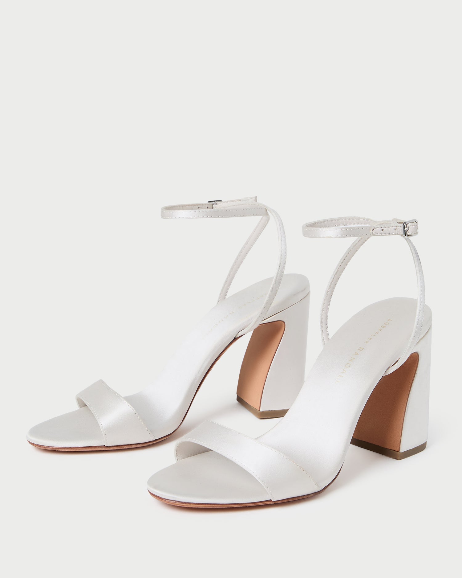 Malia Cream Curved-Heel Sandal | Women Loeffler Randall
