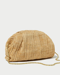 Bailey Natural Pleated Dome Clutch | Women Loeffler Randall