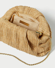 Bailey Natural Pleated Dome Clutch | Women Loeffler Randall