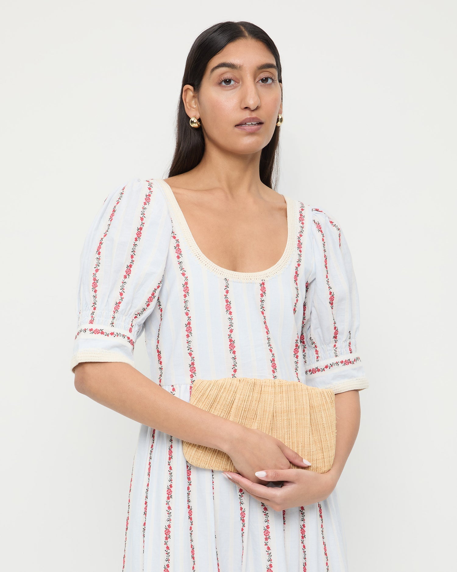 Loeffler Randall Women | Brit Natural Flat Pleated Clutch