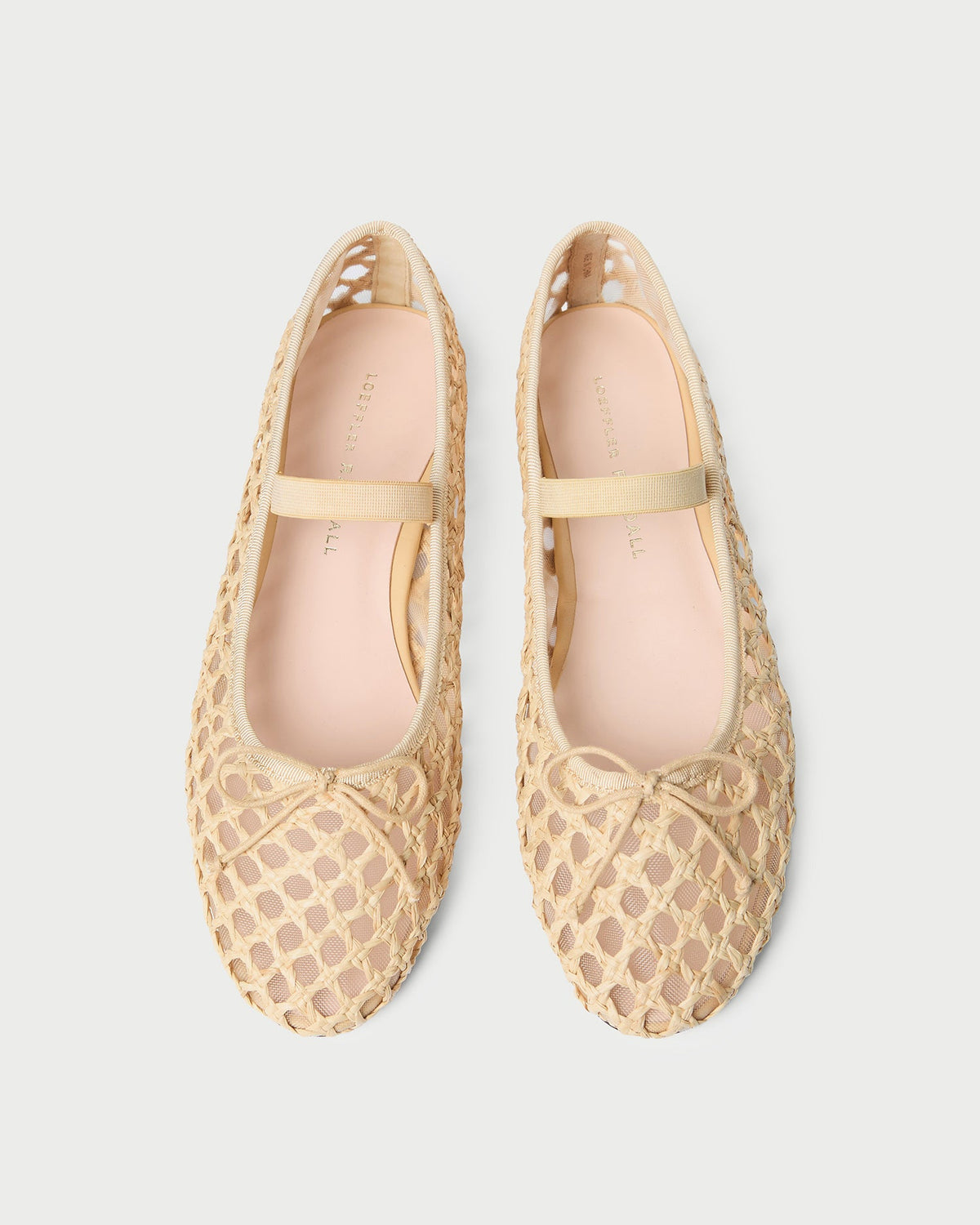 Loeffler Randall Women | Leonie Natural Crochet Ballet Flat