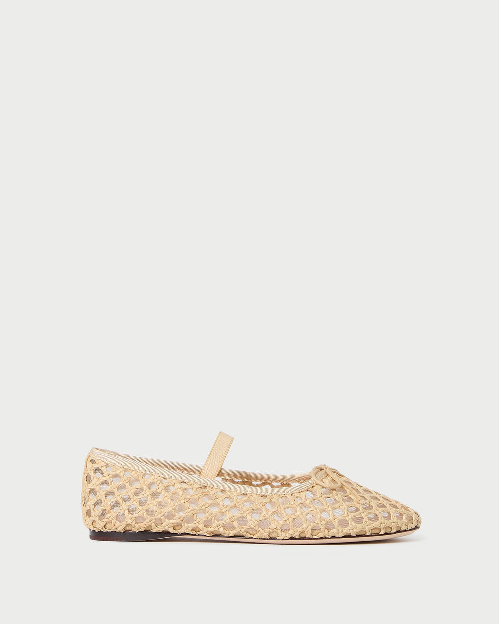 Loeffler Randall Women | Leonie Natural Crochet Ballet Flat