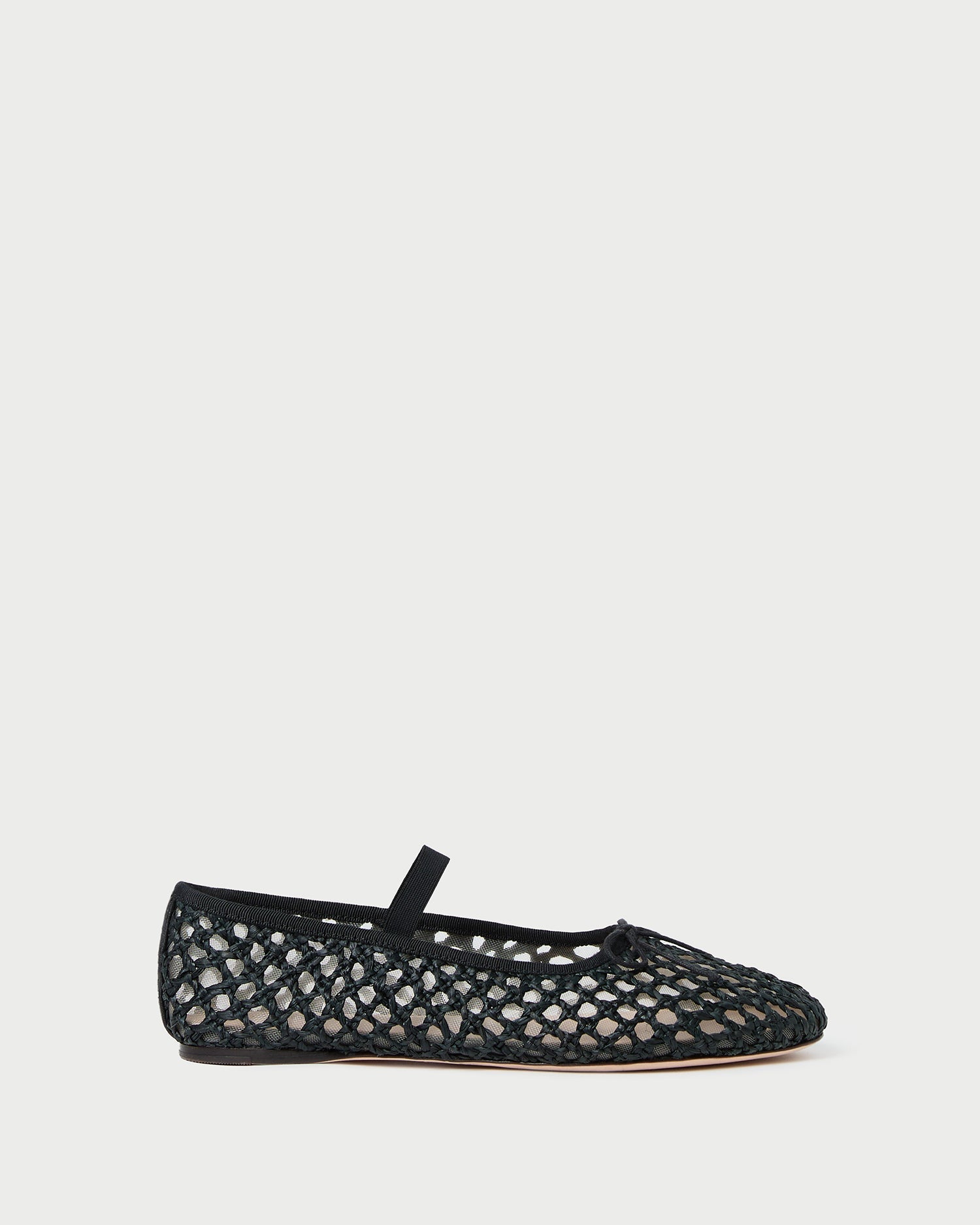 Leonie Black Crochet Ballet Flat | Women Loeffler Randall
