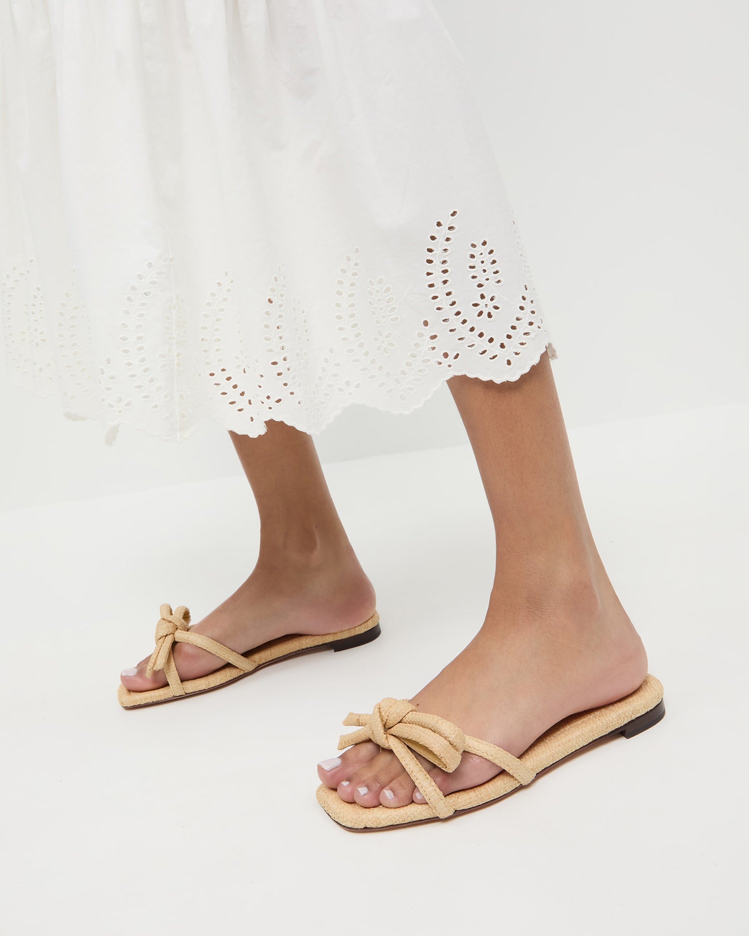 Hadley Natural Bow Sandal | Women Loeffler Randall