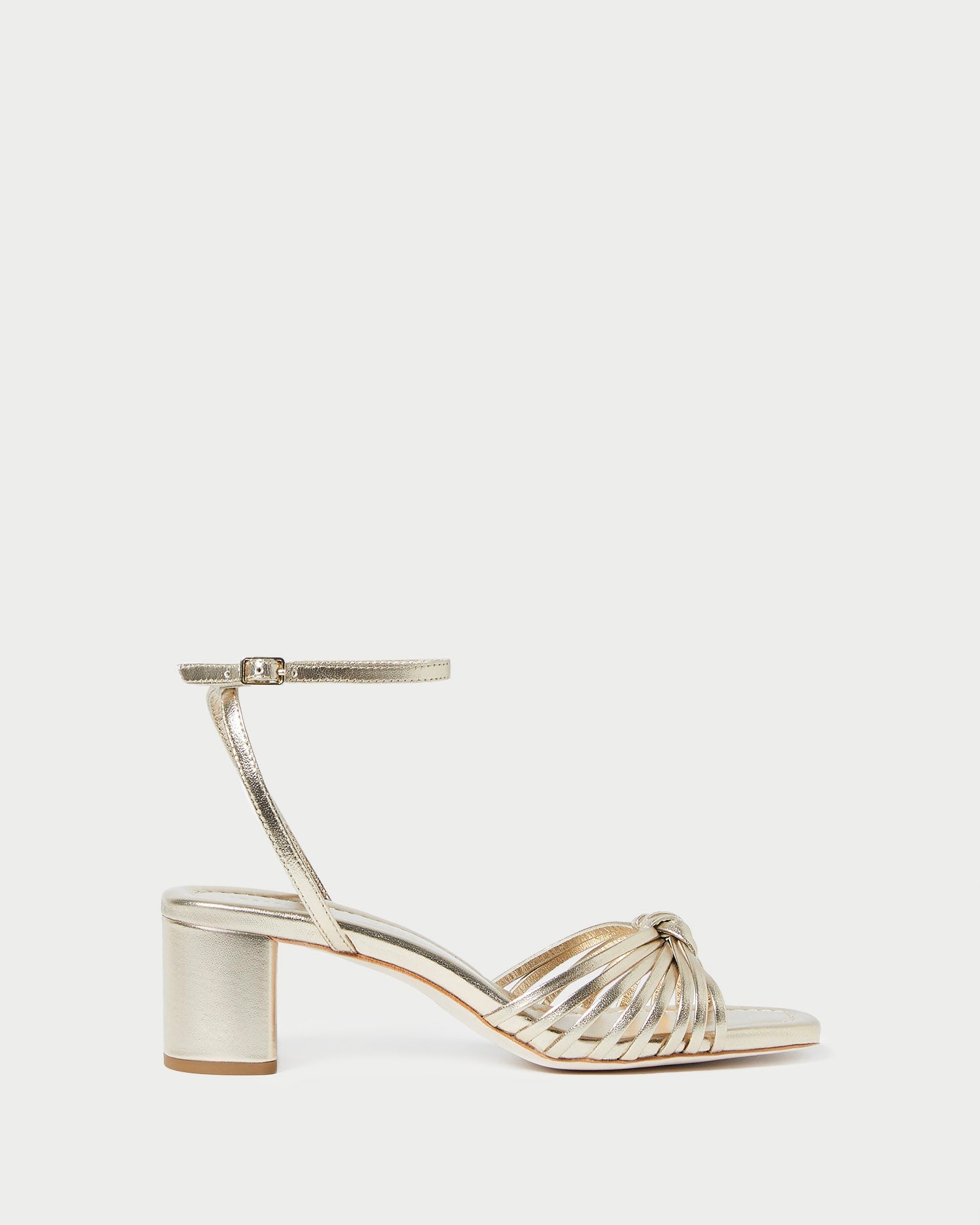 Loeffler Randall Women | Olivia Champagne Knot Mid-Heel