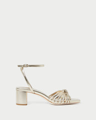 Loeffler Randall Women | Olivia Champagne Knot Mid-Heel