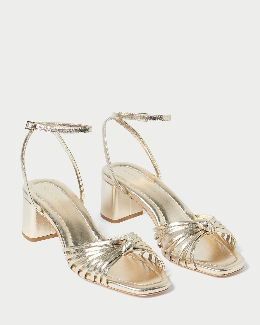 Loeffler Randall Women | Olivia Champagne Knot Mid-Heel