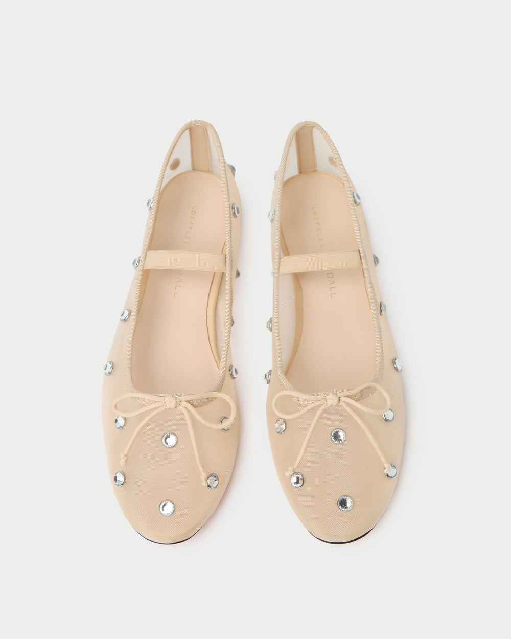 Leonie Caramel/Crystal Ballet Flat | Women Loeffler Randall