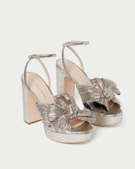 Natalia Champagne Platform Bow Heel | Women Loeffler Randall