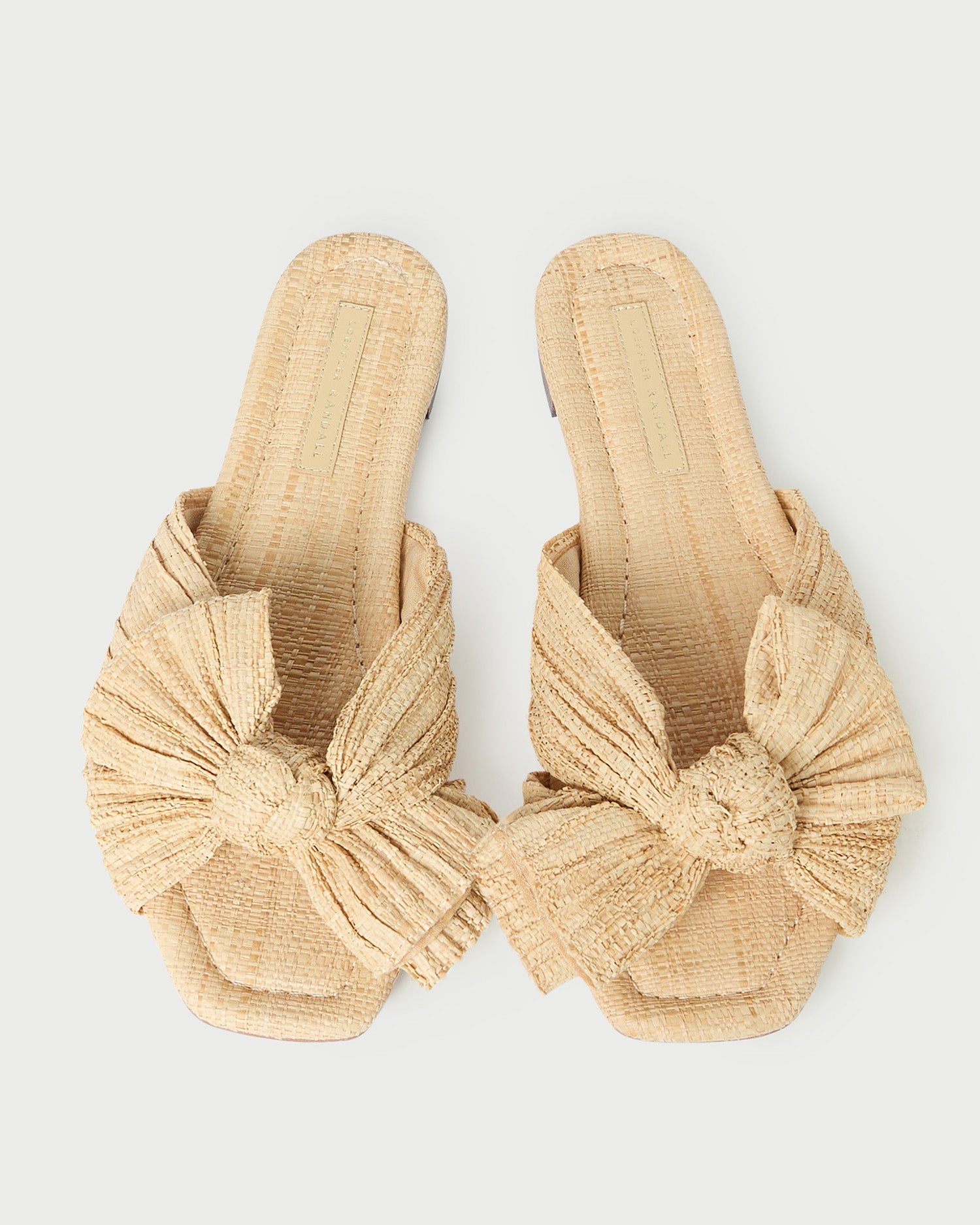 Loeffler Randall Women | Daphne Natural Bow Slide Sandal