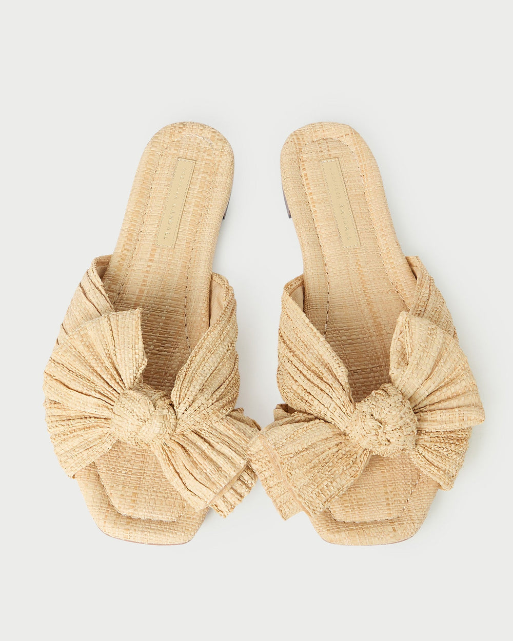 Loeffler Randall Women | Daphne Natural Bow Slide Sandal
