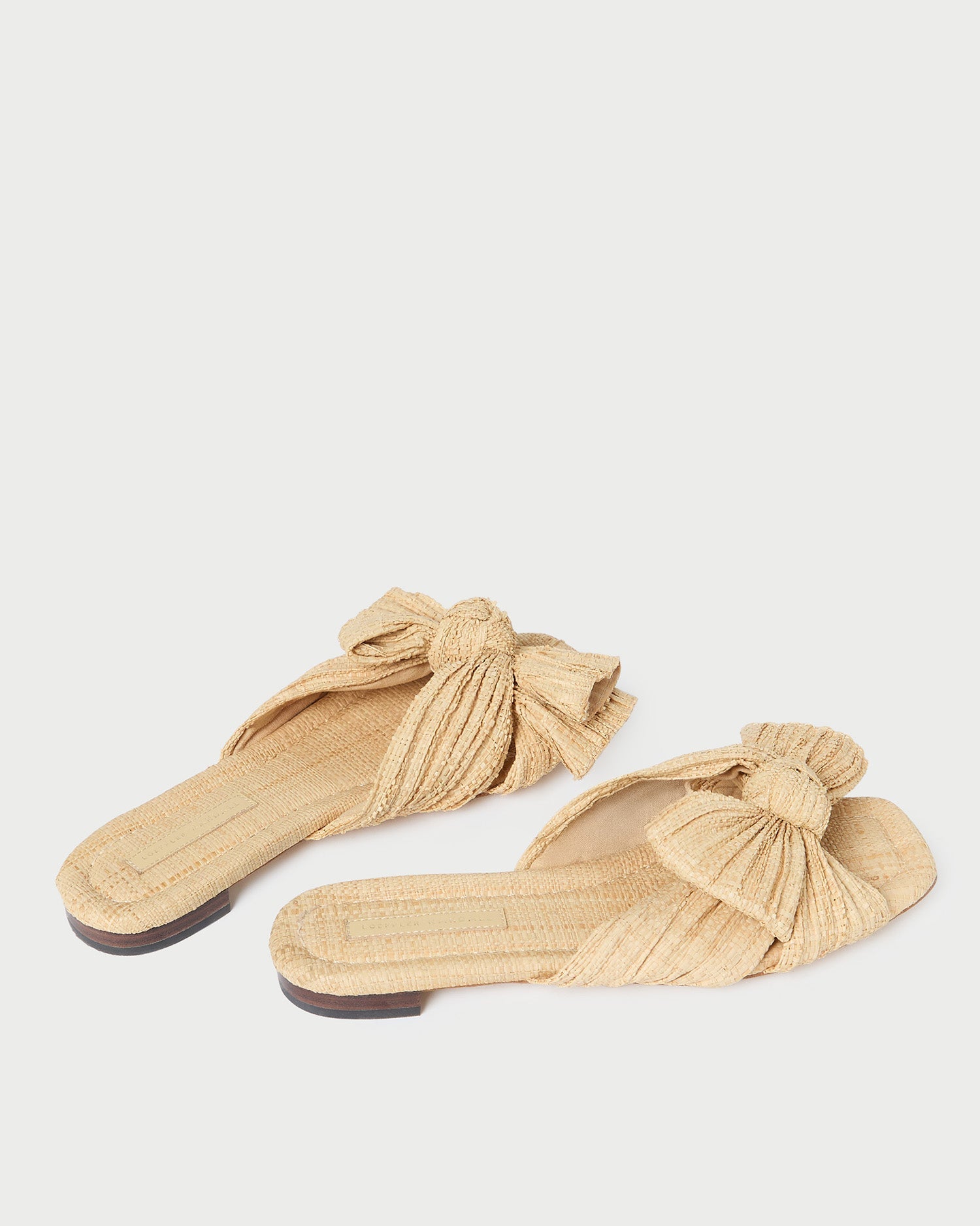 Loeffler Randall Women | Daphne Natural Bow Slide Sandal