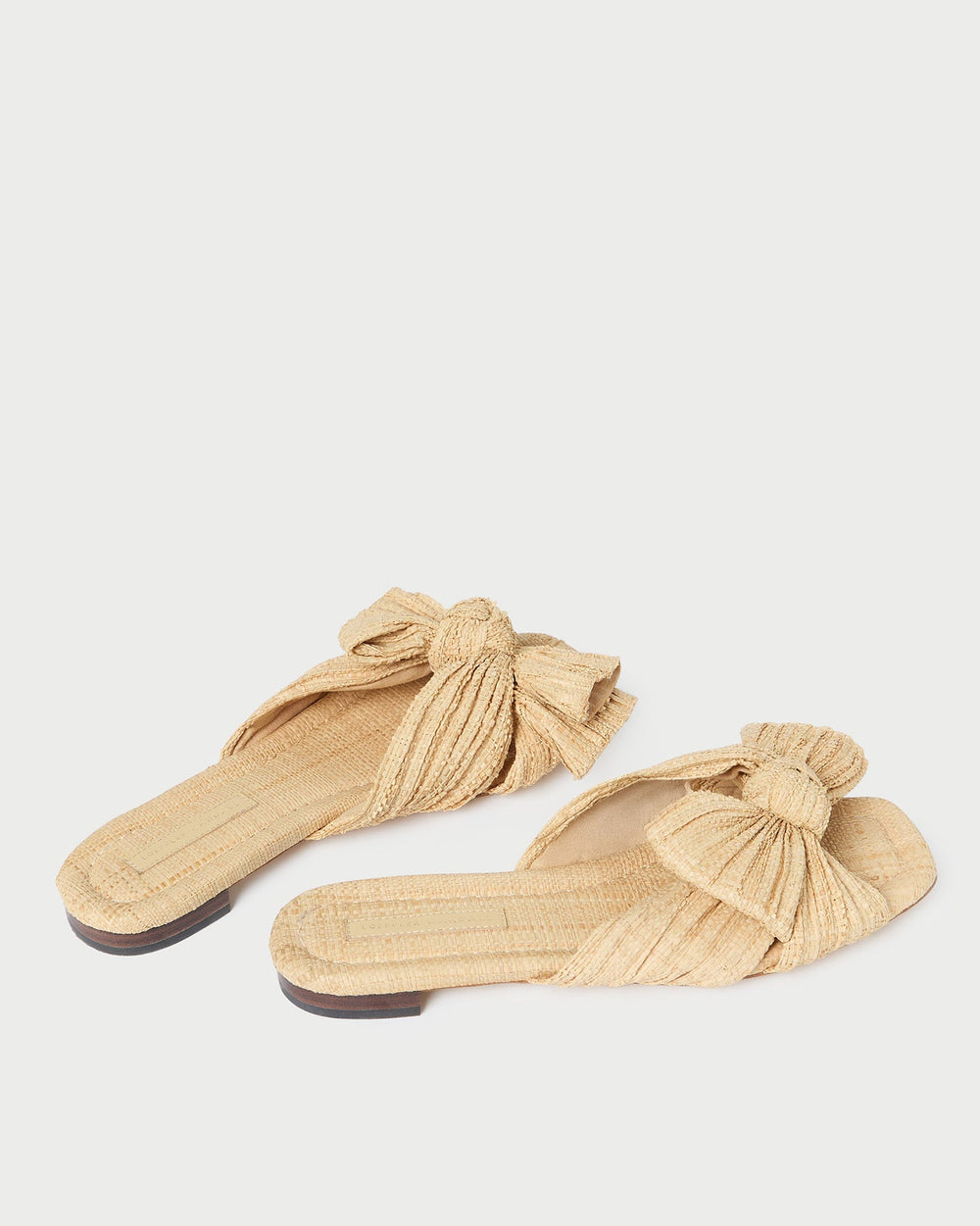 Loeffler Randall Women | Daphne Natural Bow Slide Sandal