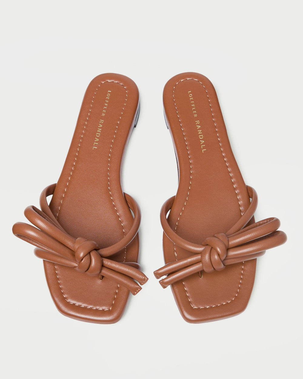 Loeffler Randall Women | Hadley Timber Leather Bow Sandal