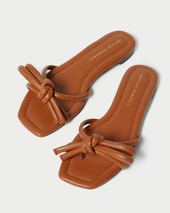 Loeffler Randall Women | Hadley Timber Leather Bow Sandal