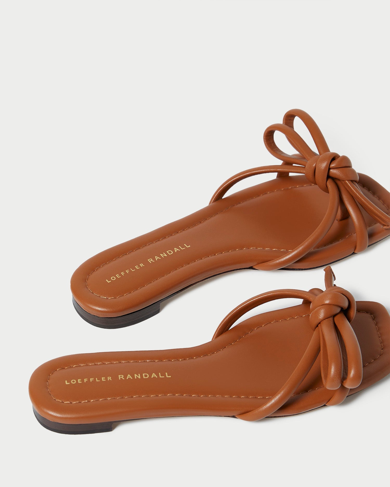 Loeffler Randall Women | Hadley Timber Leather Bow Sandal
