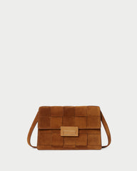 Delphine Cacao Suede Shoulder Bag | Women Loeffler Randall