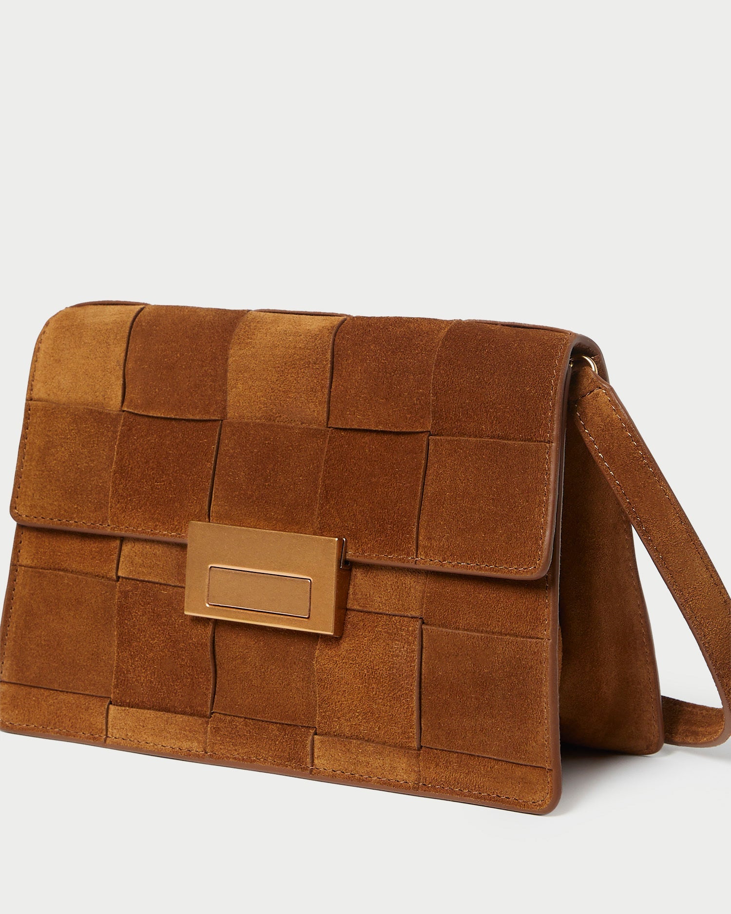Delphine Cacao Suede Shoulder Bag | Women Loeffler Randall