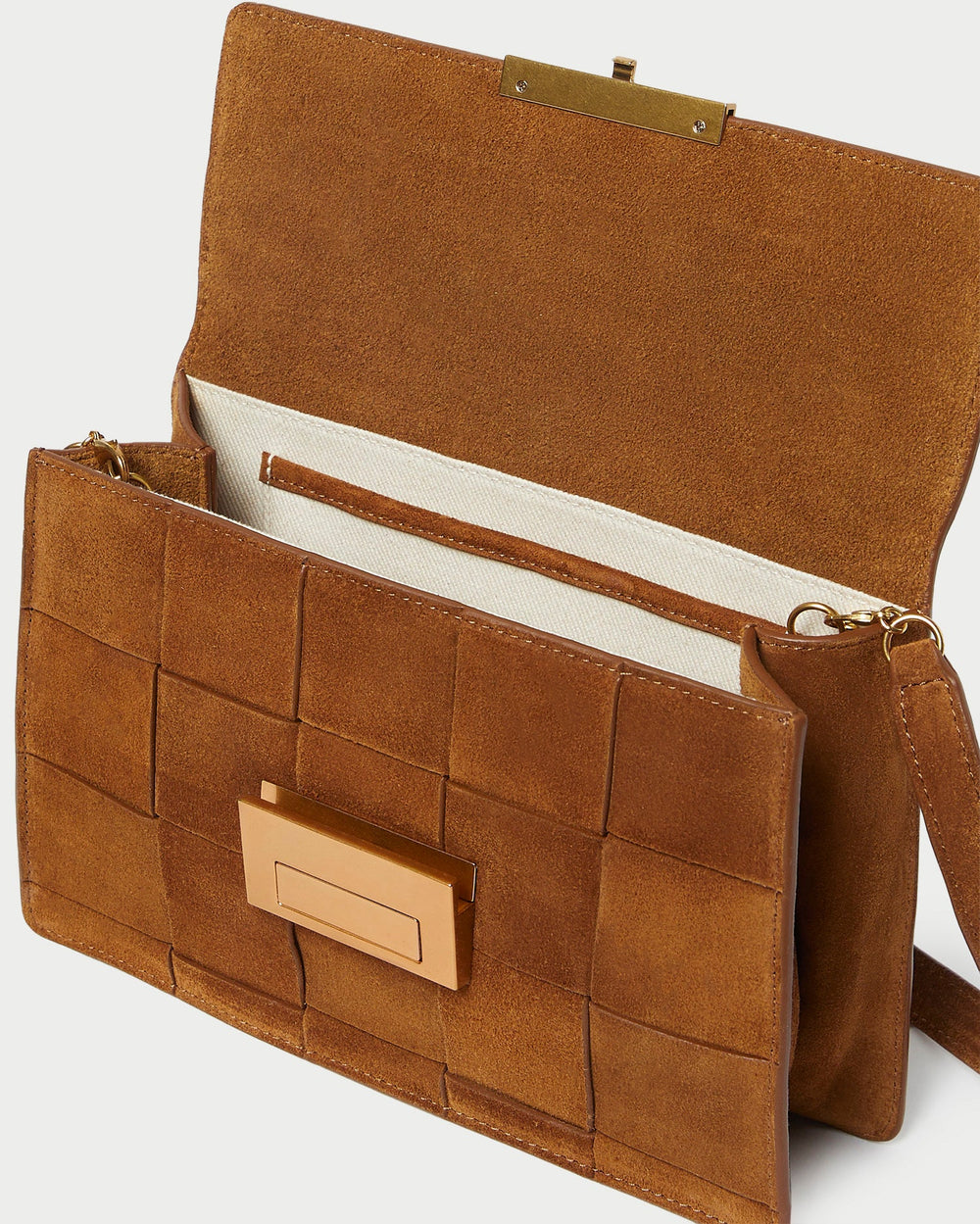 Delphine Cacao Suede Shoulder Bag | Women Loeffler Randall
