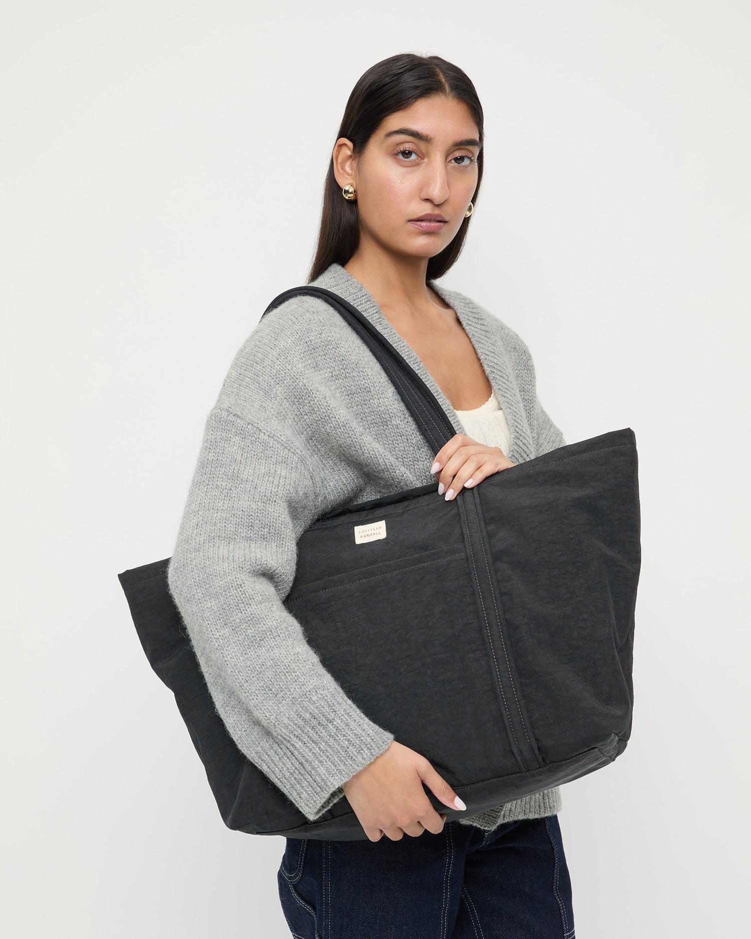 Dina Black Travel Tote | Women Loeffler Randall