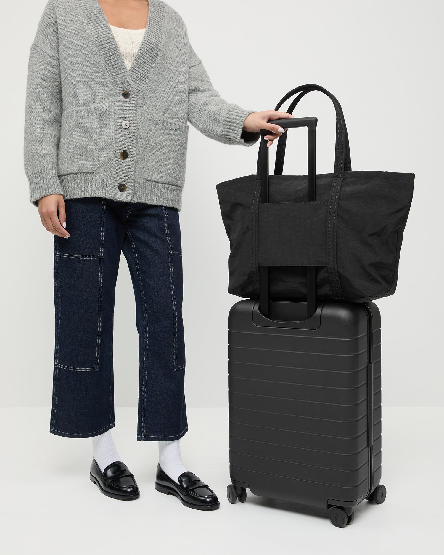 Dina Black Travel Tote | Women Loeffler Randall
