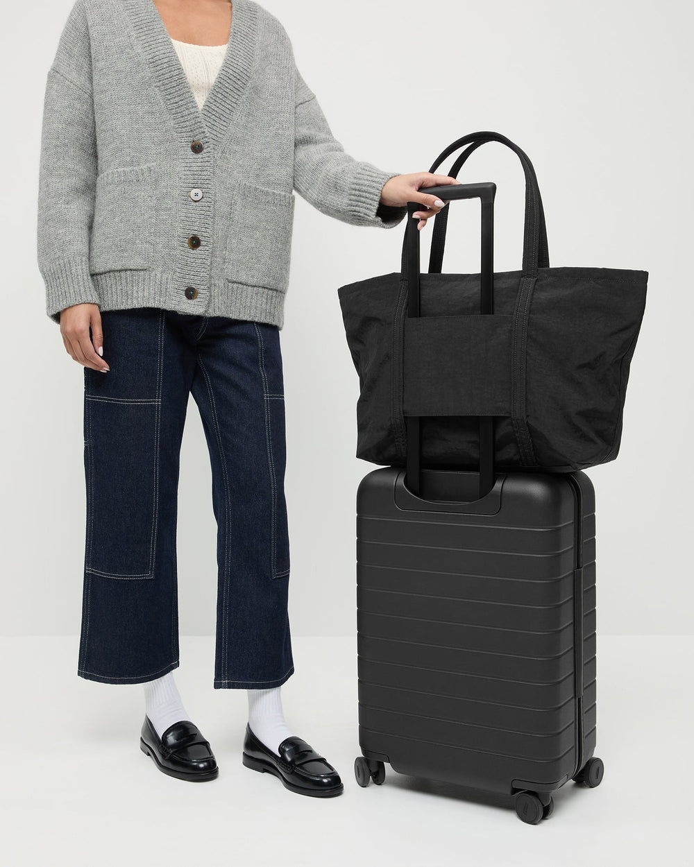 Dina Black Travel Tote | Women Loeffler Randall