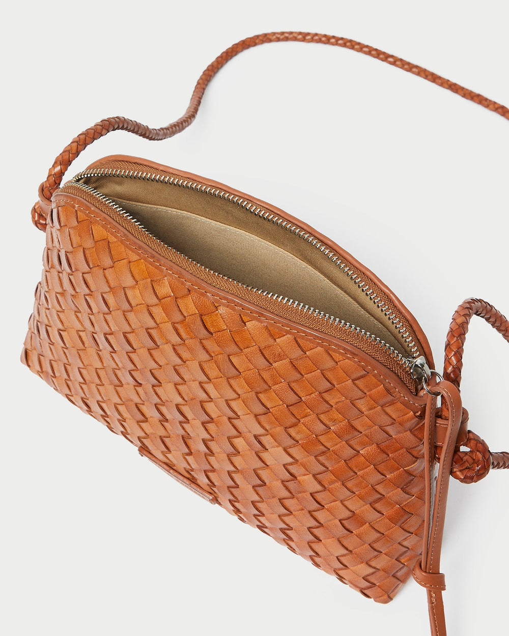 Mallory Timber Woven Leather Crossbody | Women Loeffler Randall