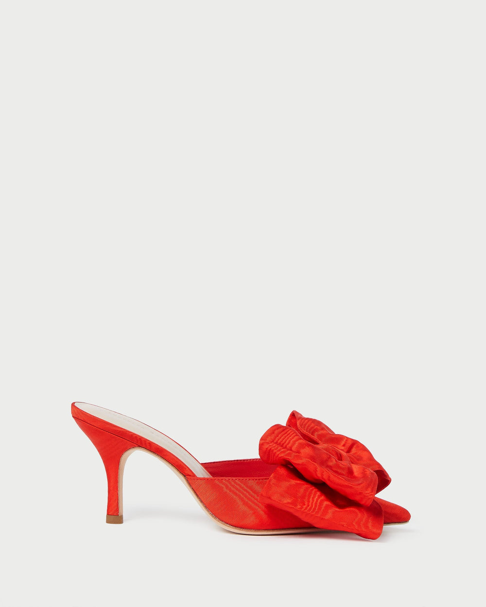 Margot Red Moiré Bow Mule | Women Loeffler Randall